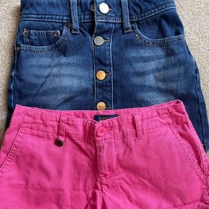 Lot of summer bottoms, size 7/8